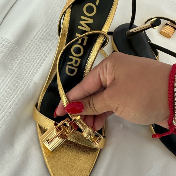 Tom ford gold lock heels - Picture 14 of 16